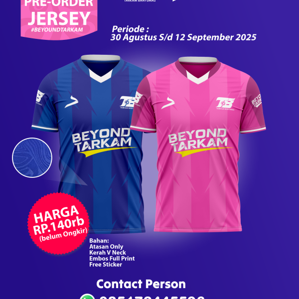 OPEN PRE-ORDER JERSEY “BEYOND TARKAM” x PARADE APPAREL